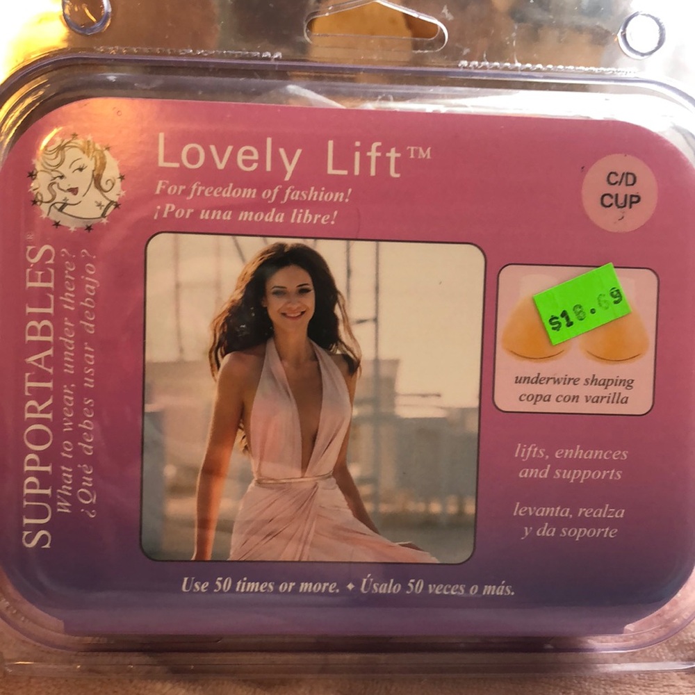 Lovely lift stick on bra C/D